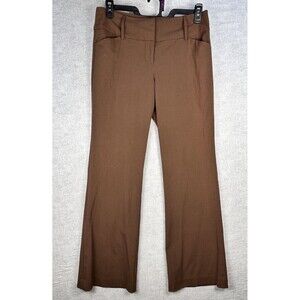Vintage Bobby J Brown Pants Wide Leg Size 9/10 Career Work Trousers Stretch